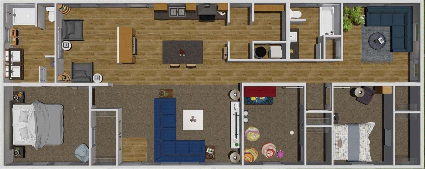 Rocketman 3d floor plan