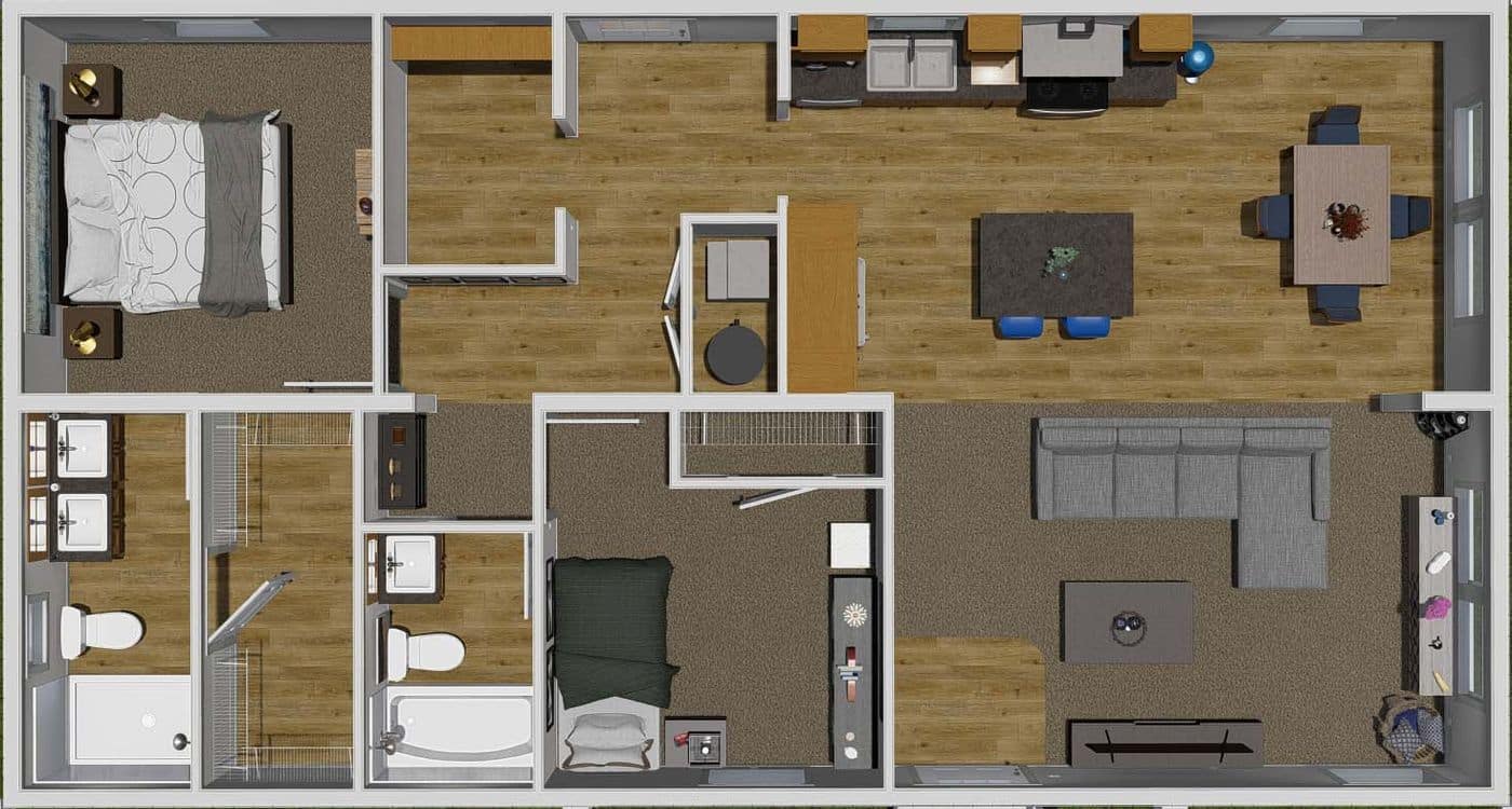 Rising Sun 3d Floor Plan